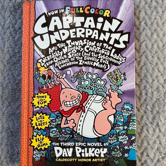 The Captain Underpants Collection In Full Color Book Set By Dav Pilkey - Picture 3 of 6